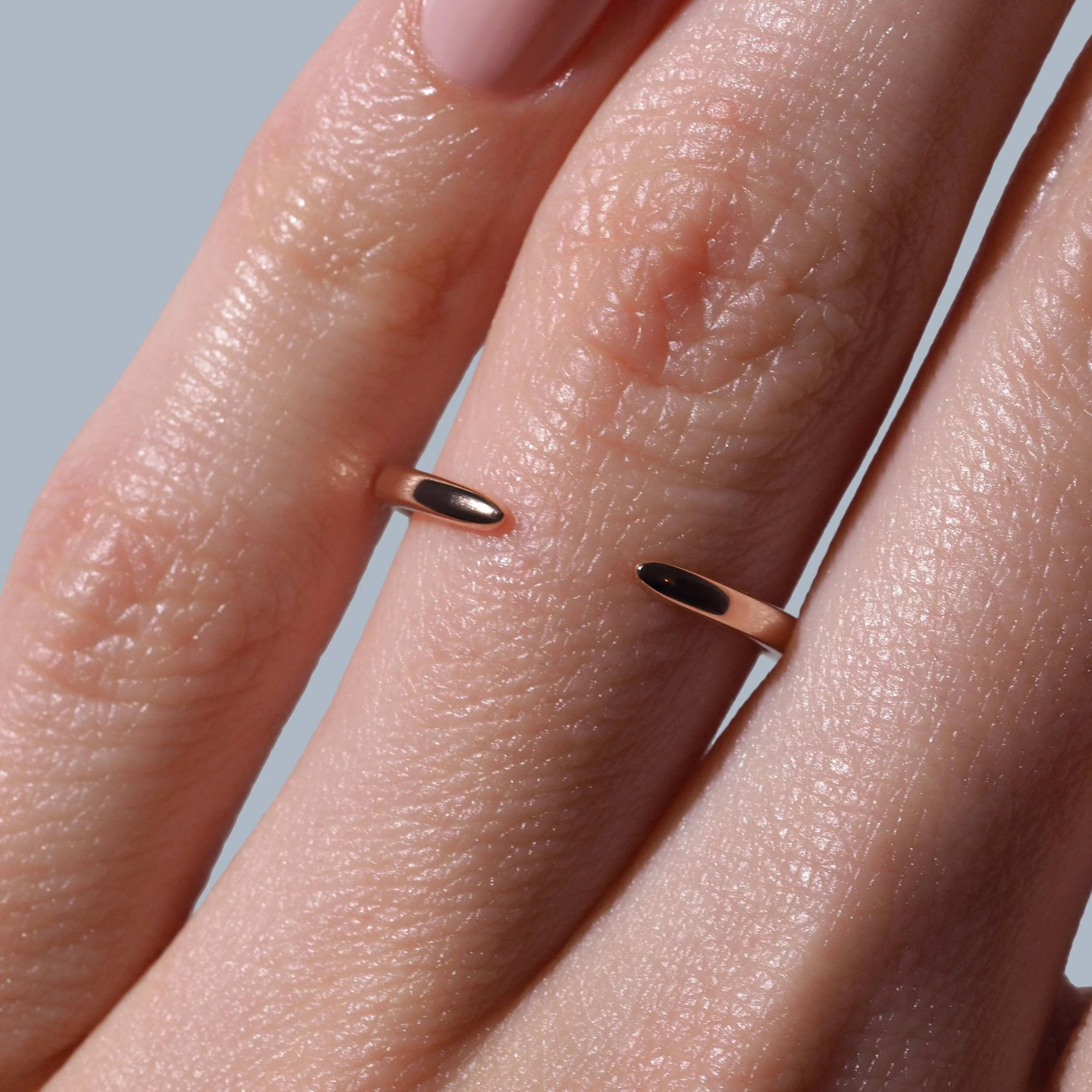 Adjustable Ring - Plain Twinkling Band - Image 4