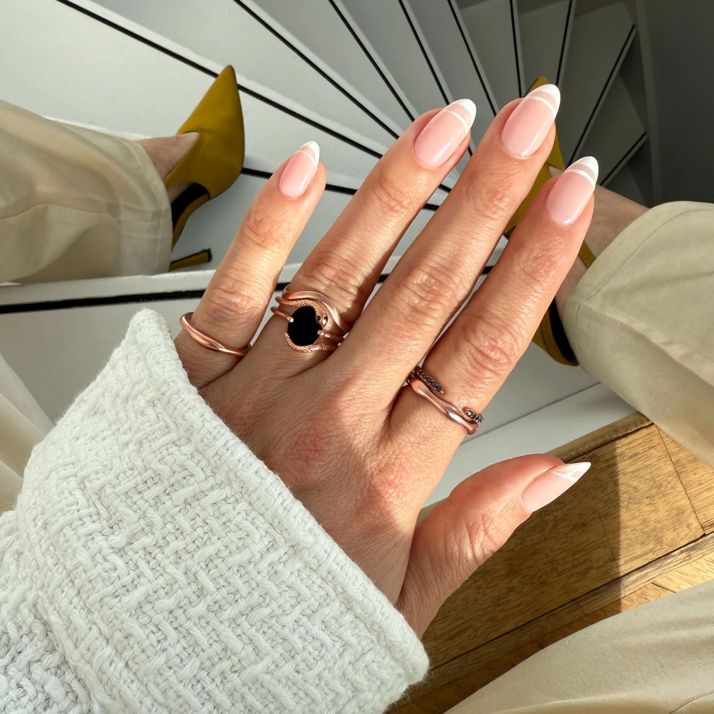 Black Onyx Ring - Serpent of Release - Image 10